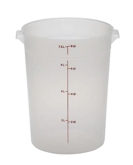 Cambro Food Round Translucent Storage 18qt