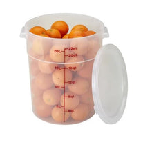 Load image into Gallery viewer, Cambro Food Storage Round Translucent 22qt
