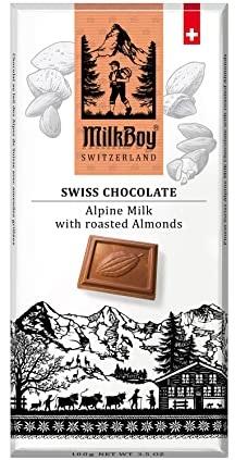 Milkboy Milk Almond Chocolate Bar  3.5oz
