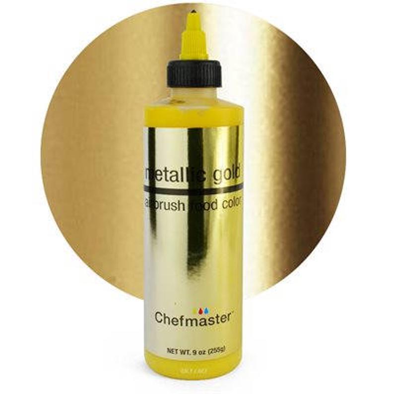 Color ChefMaster Airbrush Metallic Gold 2oz