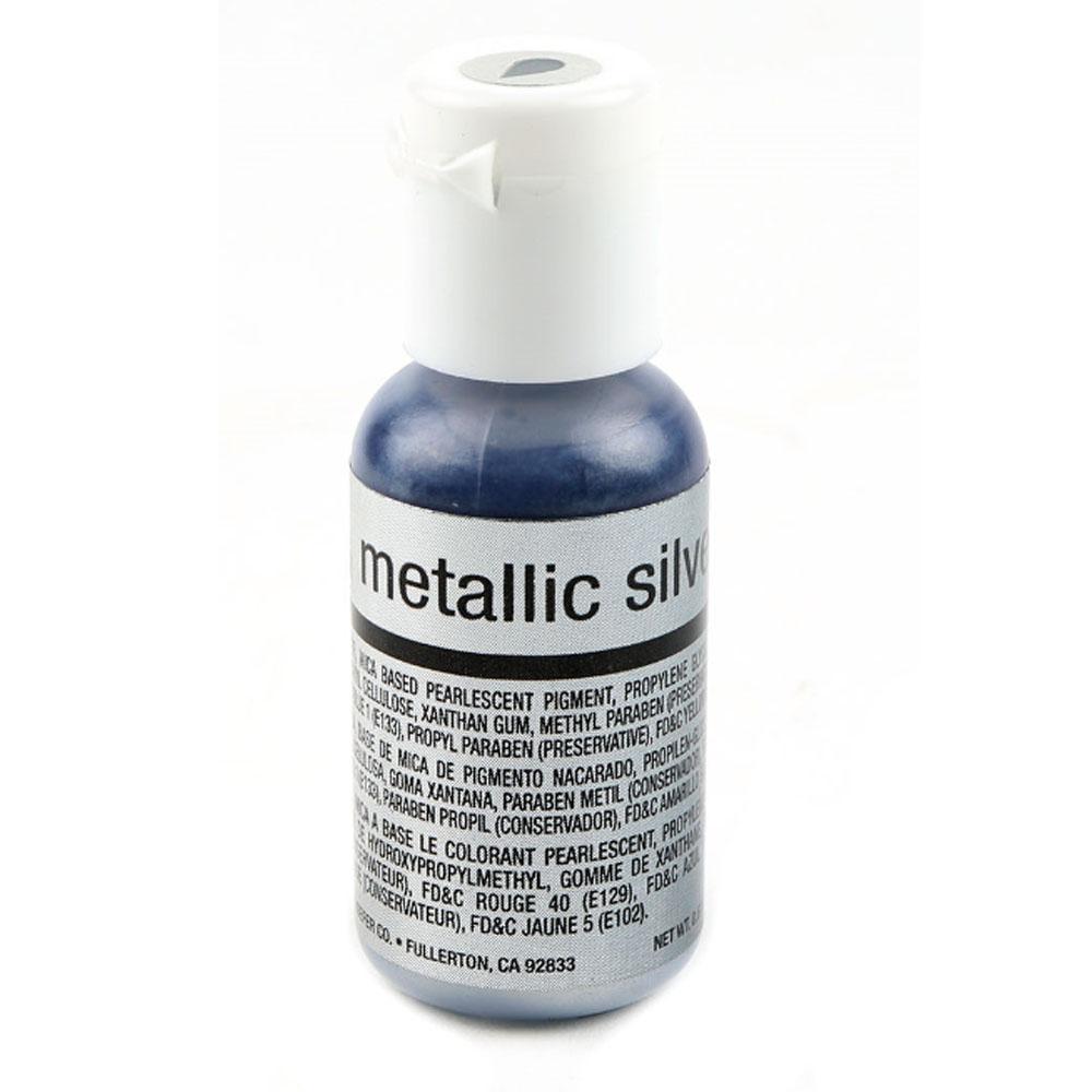Chefmaster Airbrush Metallic Silver 0.64oz