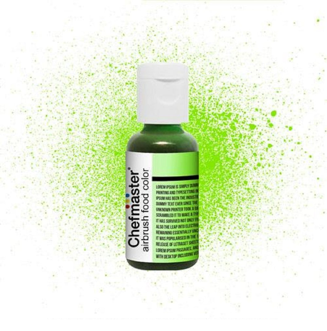 Chefmaster Airbrush Neon Green 0.64oz