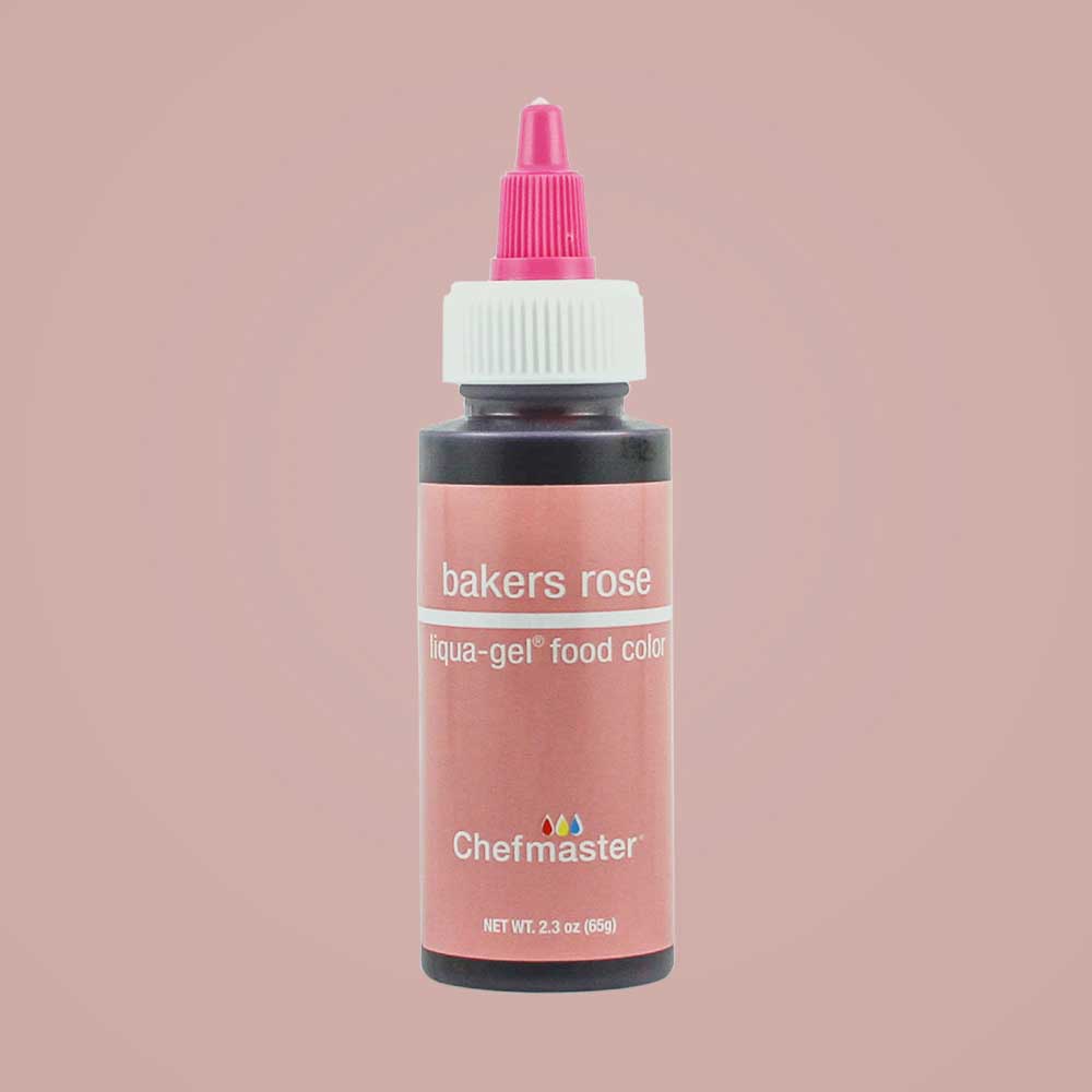 Chefmaster Gel Bakers Rose 2.3oz