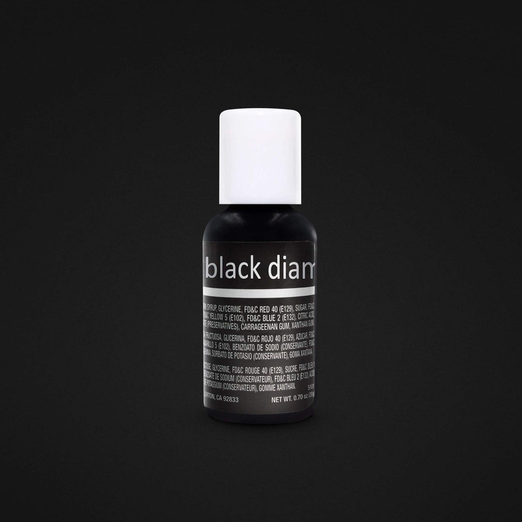 Chefmaster Gel Black Diamond 0.70oz