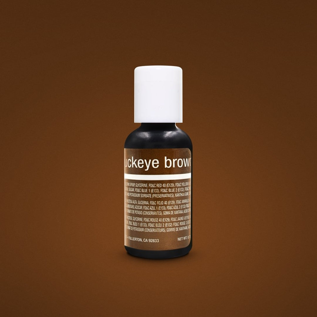 Chefmaster Gel Buckeye Brown 0.70oz