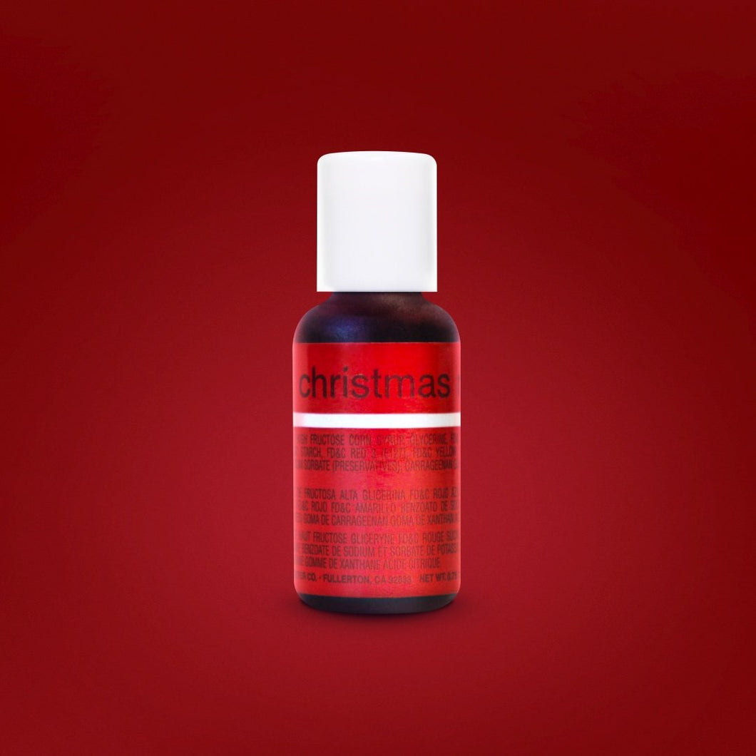 Chefmaster Gel Christmas Red 0.70oz