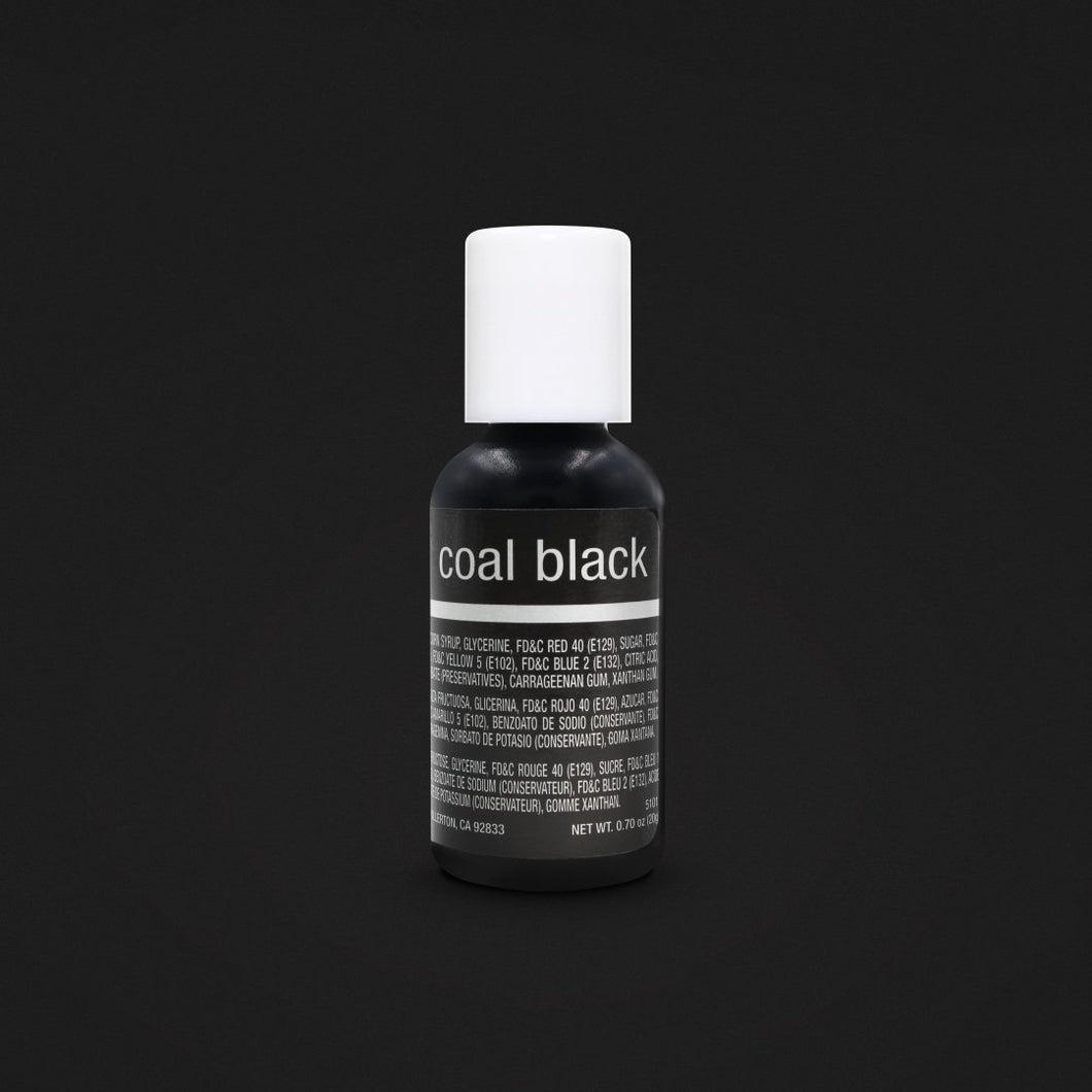 Chefmaster Gel Coal Black 0.70oz