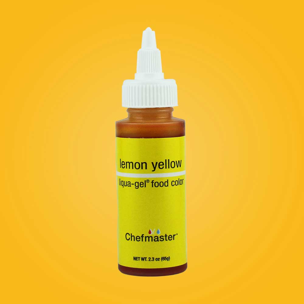 Chefmaster Gel Lemon Yellow 2.3oz