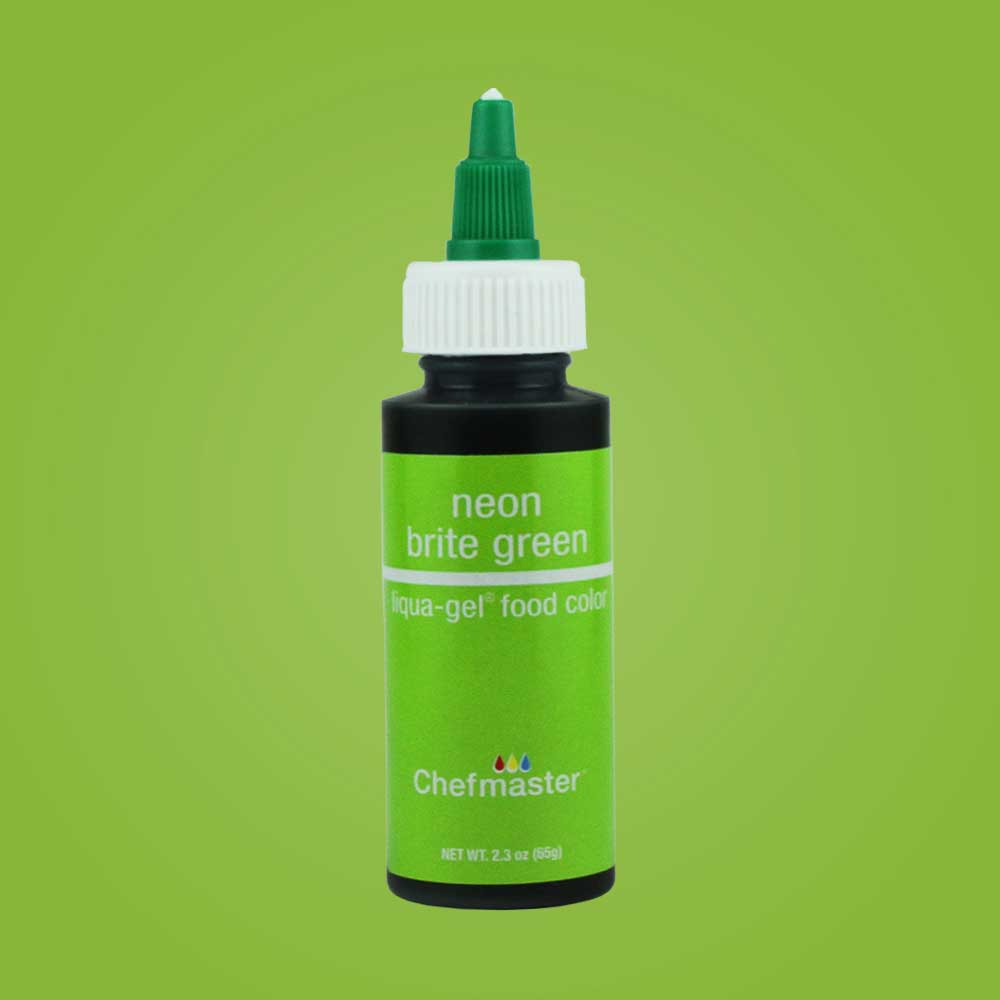 Chefmaster Gel Neon Green 2.3oz