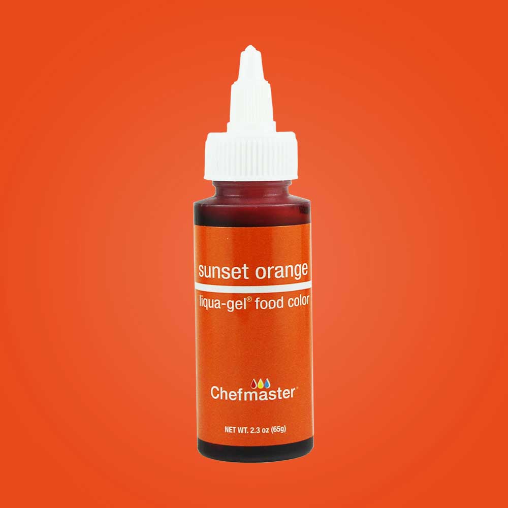 Chefmaster Gel Sunset Orange 2.3oz