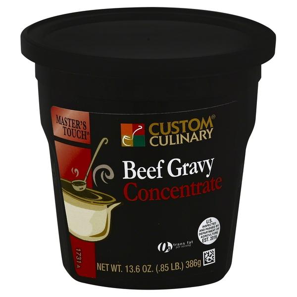 Custom Culinary Master’s Touch Beef Gravy Concentrate 13.6oz
