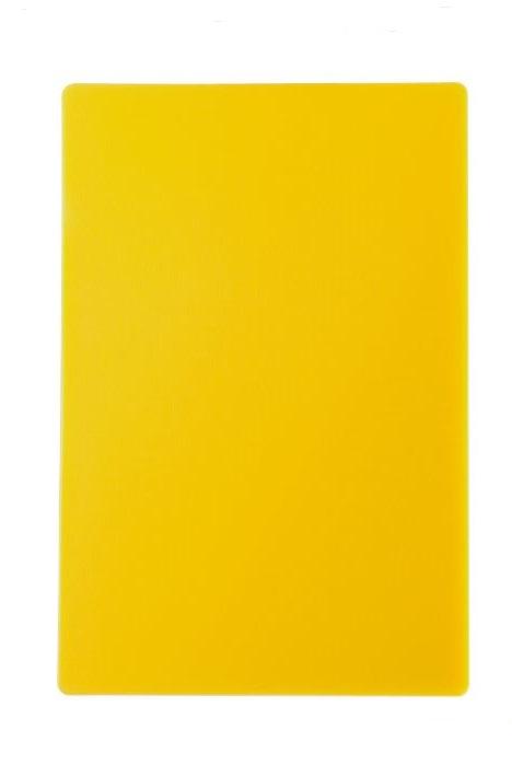 Cutting Board Polyethylene 12x18 Yellow