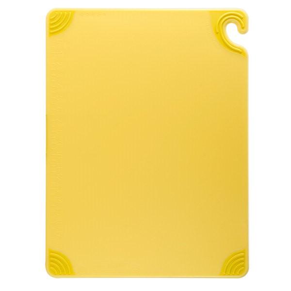 Cutting Board w/Grip 12x18 yellow