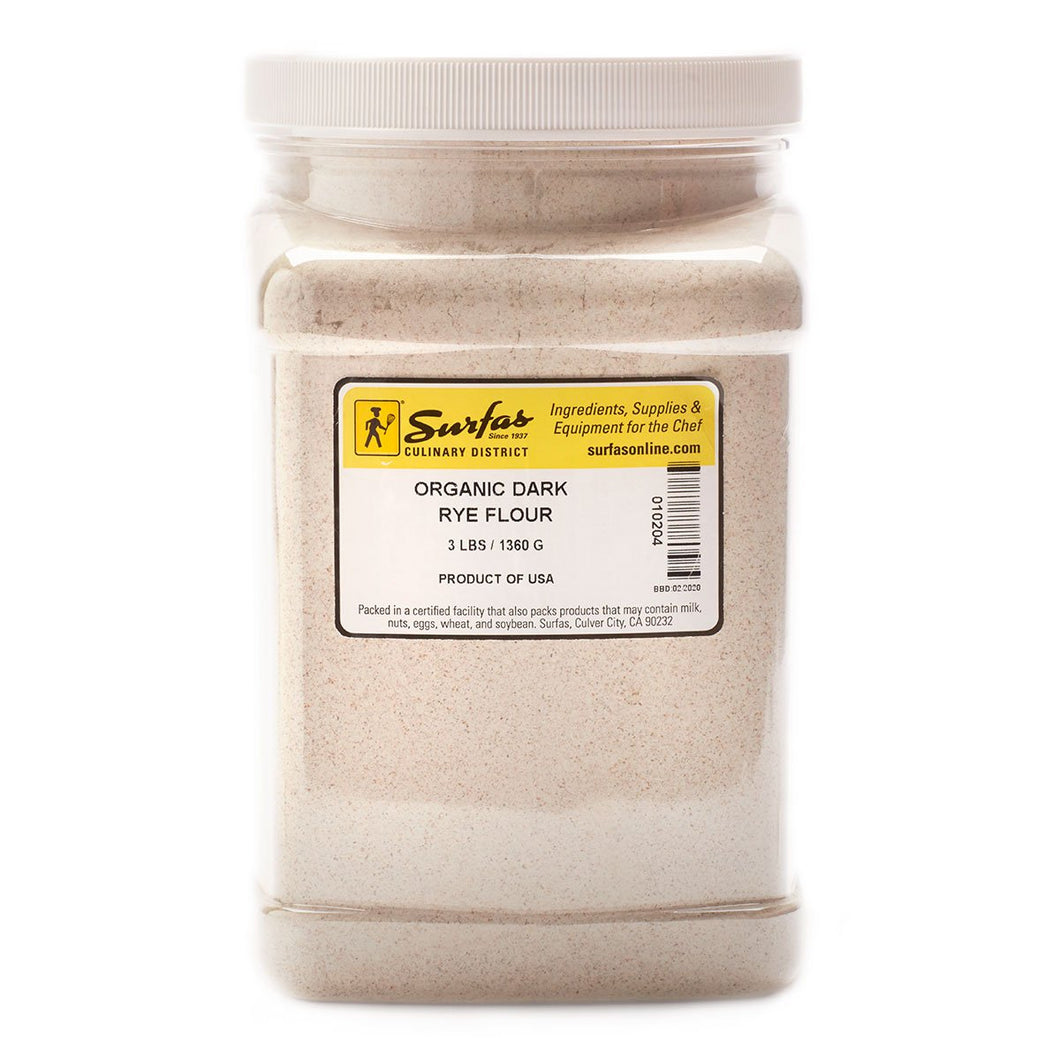 Organic Dark Rye Flour 3lb
