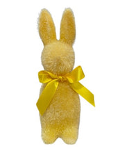 Load image into Gallery viewer, Flocked Pastel Button Nose Bunny 6in
