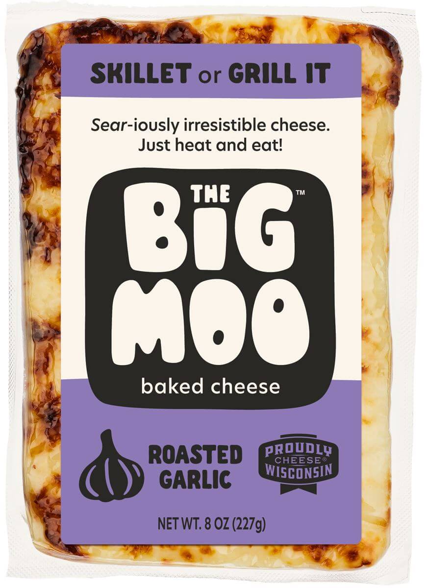 Big Moo Roasted Garlic Baked Cheese 8oz