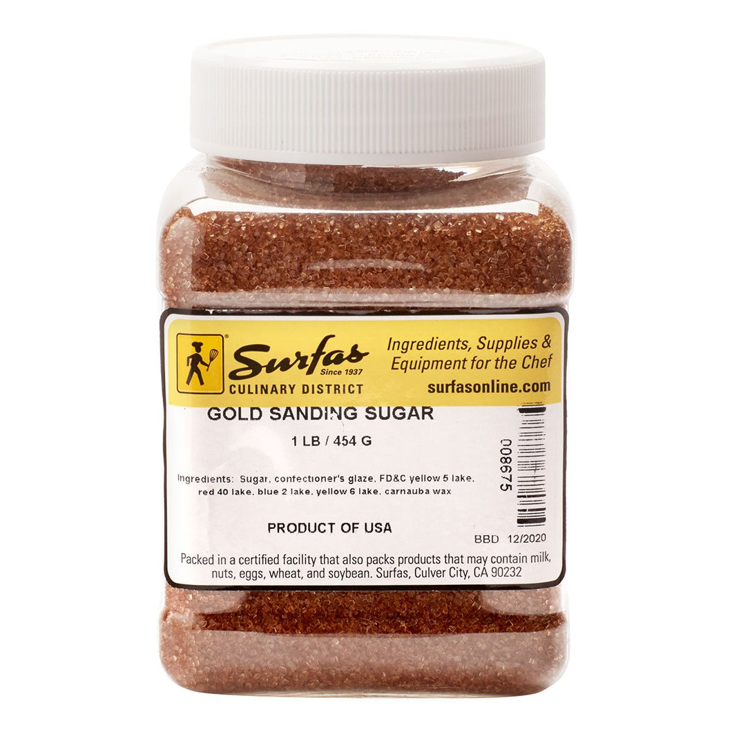Gold Sanding Sugar 1lb