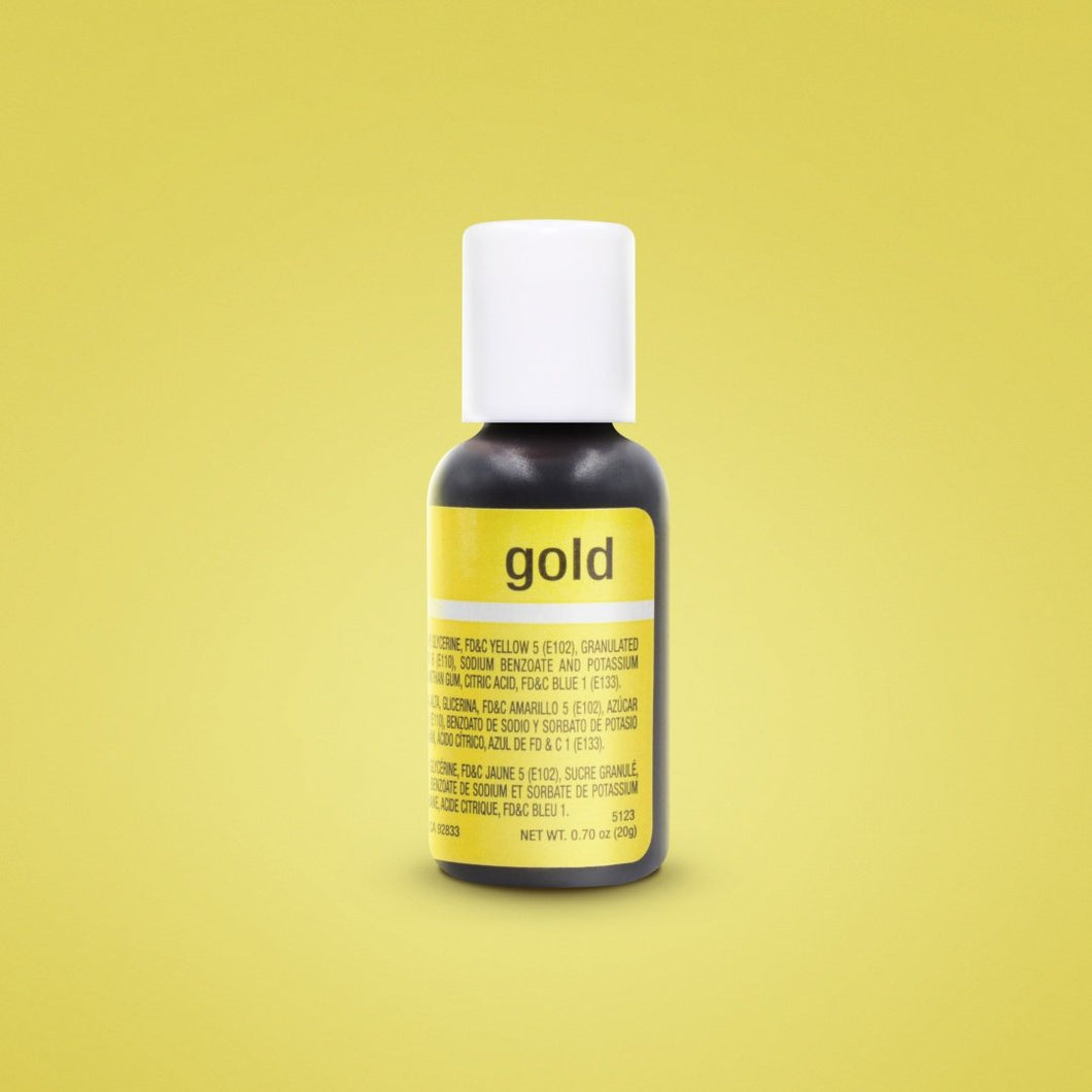 Chefmaster Gel Gold 0.70oz