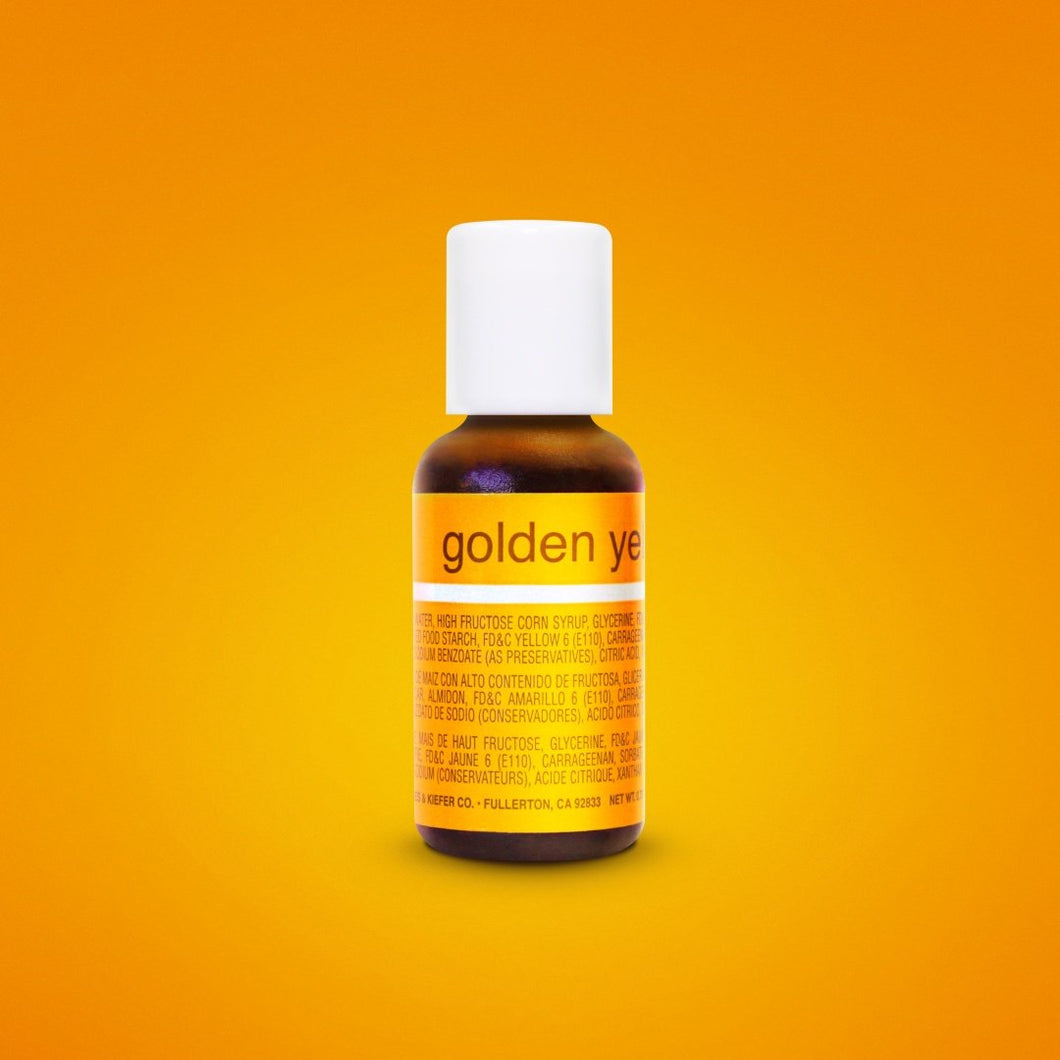 Chefmaster Gel Golden Yellow 0.70oz