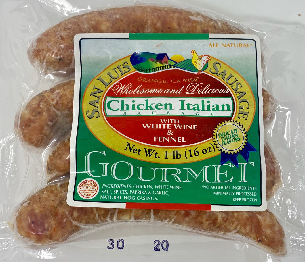 San Luis Chicken Italian Sausage 1lb