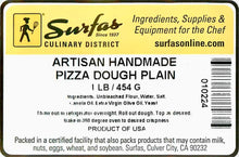Load image into Gallery viewer, Pizza Dough Plain 16oz (Frozen)
