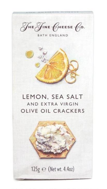 The Fine Cheese Co. Lemon & Sea Salt Crackers 4.4oz