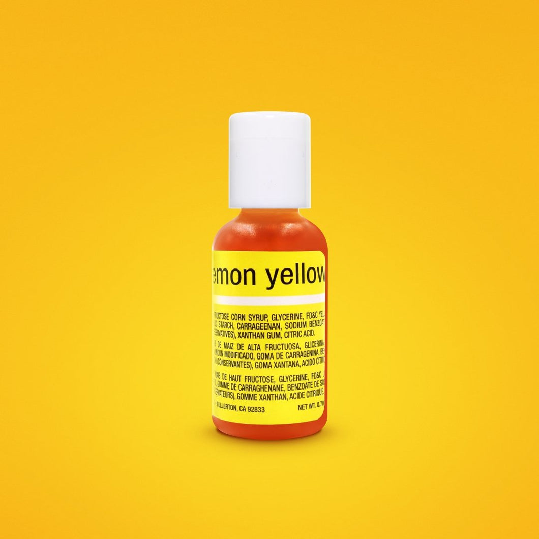 Chefmaster Gel Lemon Yellow 0.70oz