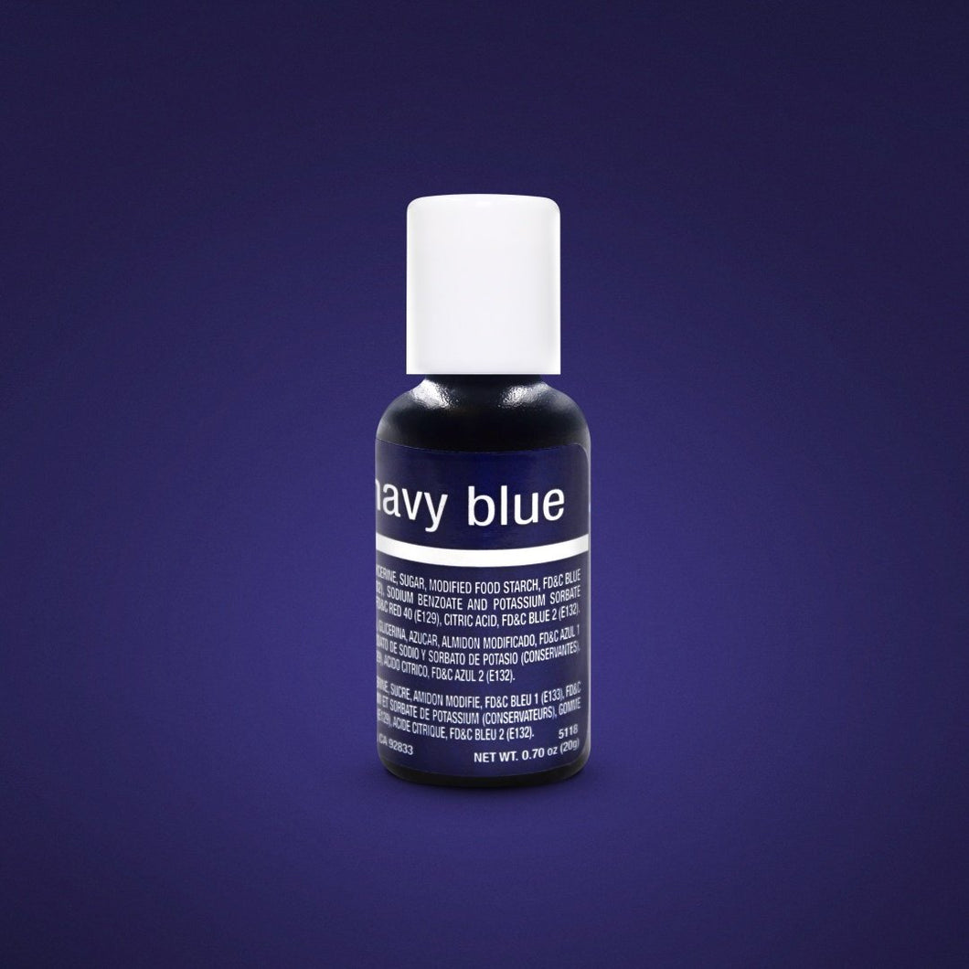Chefmaster Gel Navy Blue 0.70oz