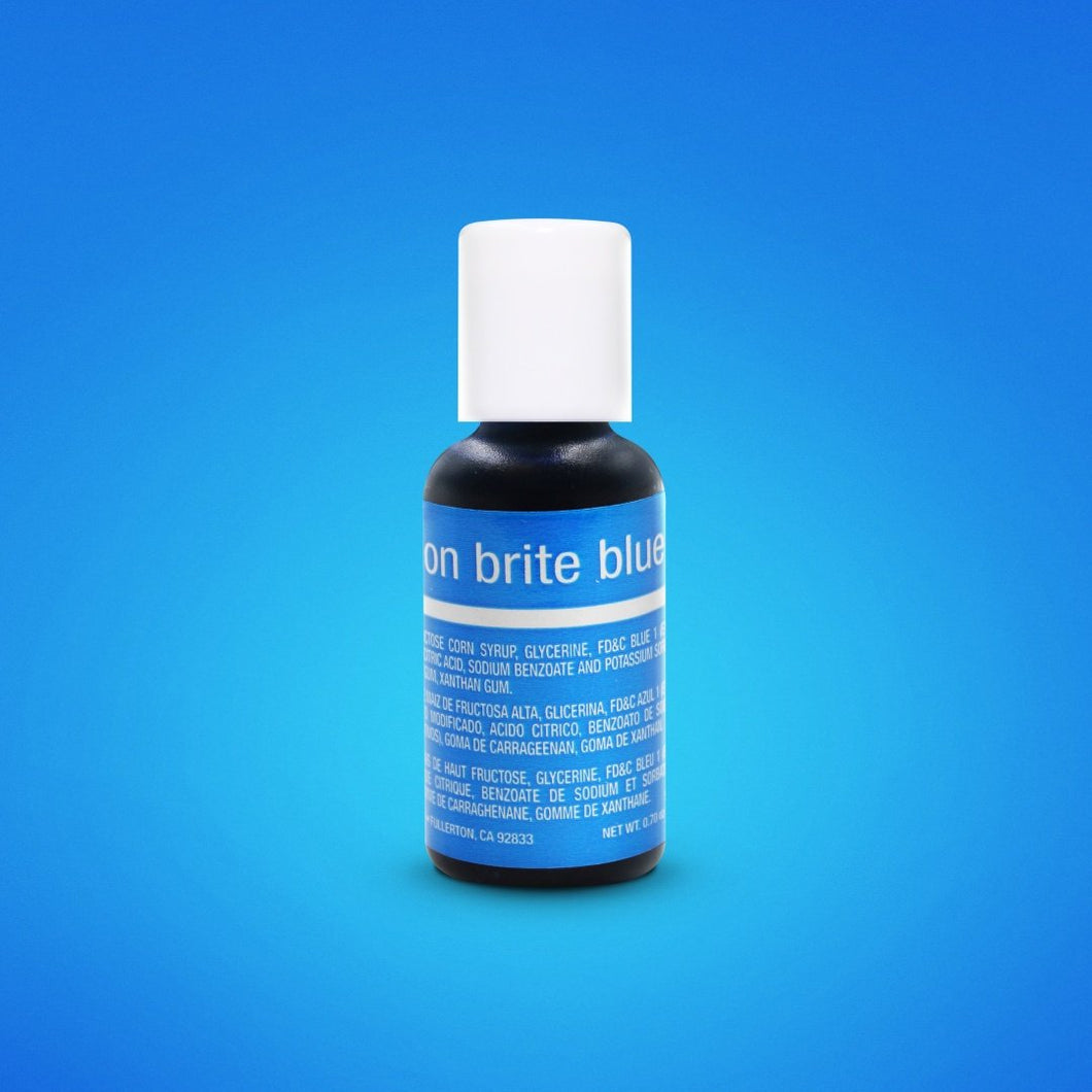 Chefmaster Gel Neon Blue 0.70oz