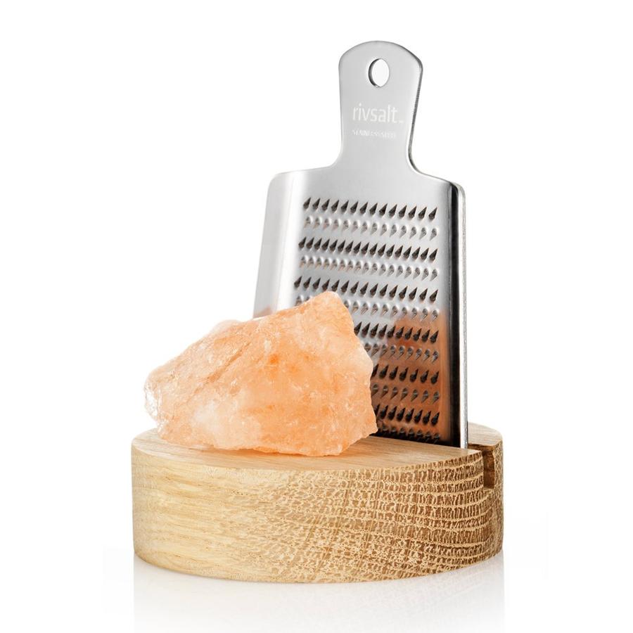 RIVSALT Himalayan Rock Salt Gift Set (salt with grater)