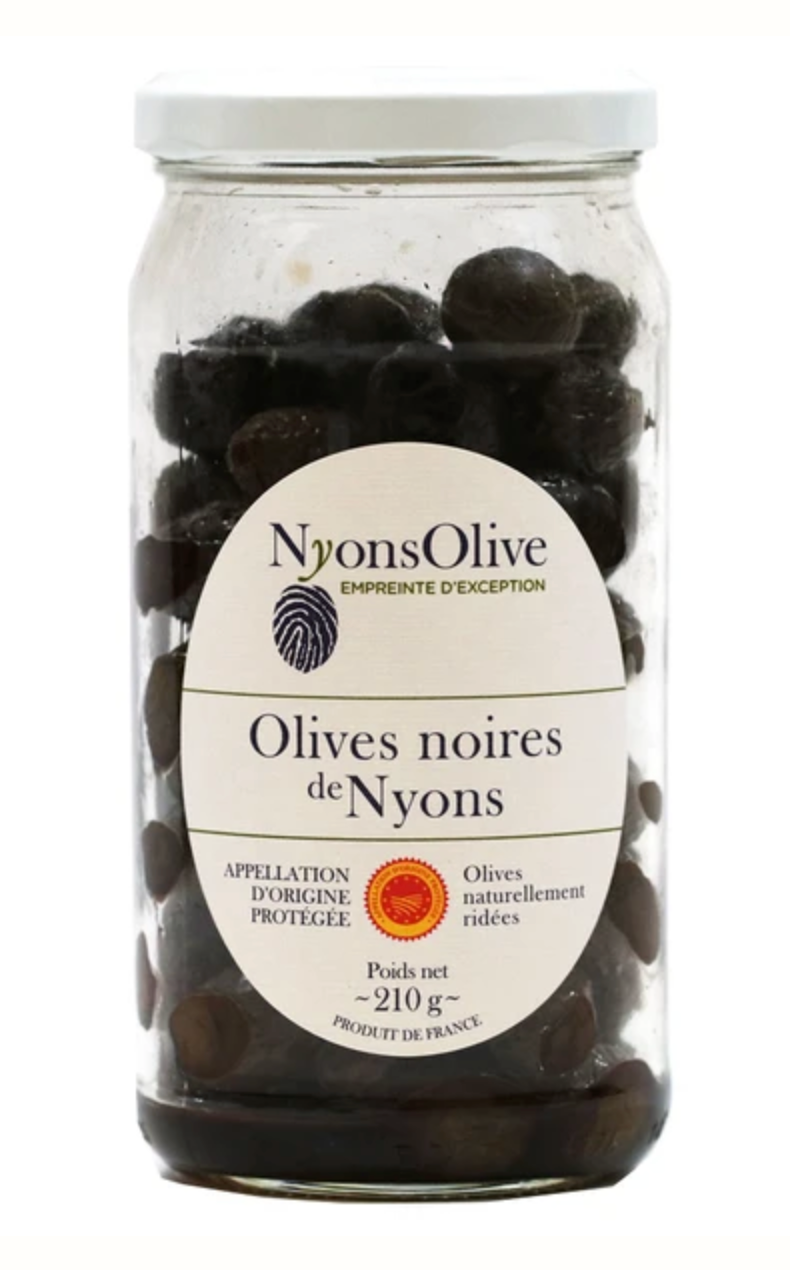 Nyons Noir Olives 210g