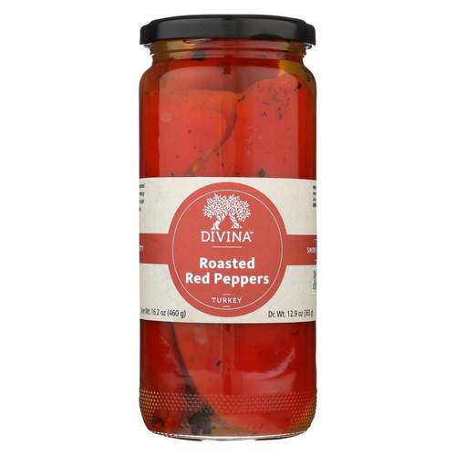 Olives Divina Red Pepper 13oz