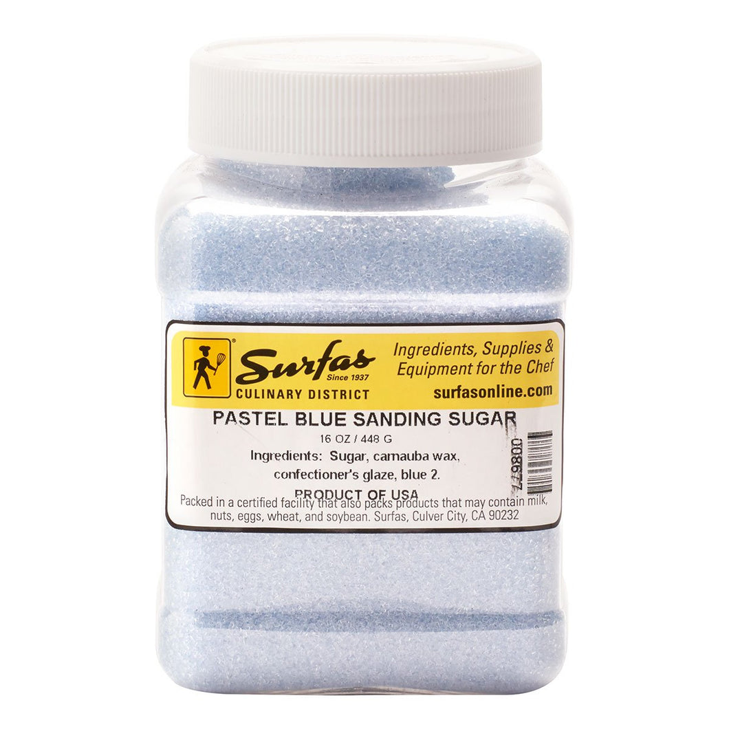 Pastel Blue Sanding Sugar 1lb