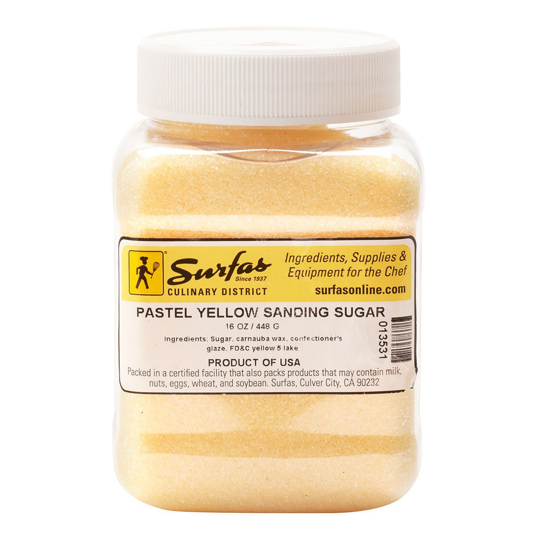 Pastel Yellow Sanding Sugar 1lb