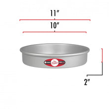 Load image into Gallery viewer, Cake Pan 10x2 Fixed Bottom
