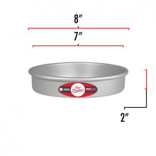 Load image into Gallery viewer, Cake Pan 7x2 Fixed Bottom
