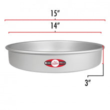 Load image into Gallery viewer, Cake Pan 14x3 Fixed Bottom

