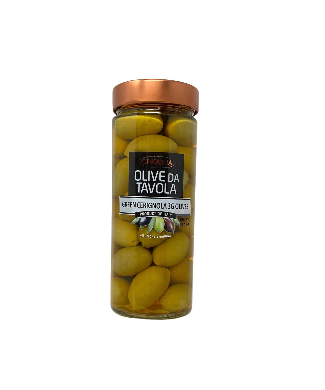 Olives Cinquina Cerignola Green