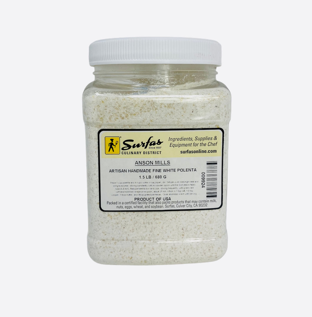 Anson Mills Artisan White Fine Polenta 1.5lbs