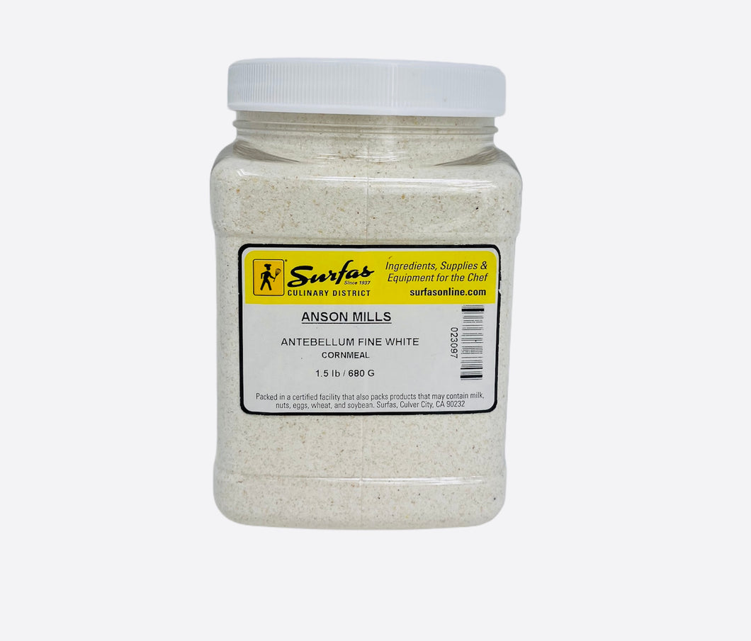 Anson Mills Antebellum Fine White Cornmeal 1.5lbs
