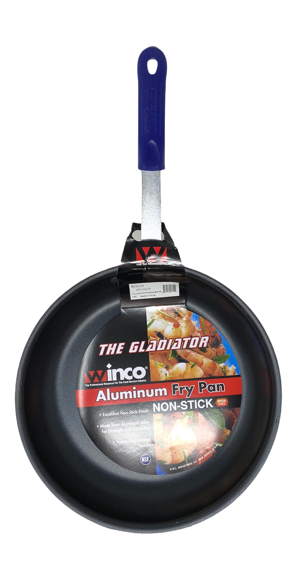 Winco - AFP-12XC-H - Gladiator 12 in Non-Stick Aluminum Fry Pan