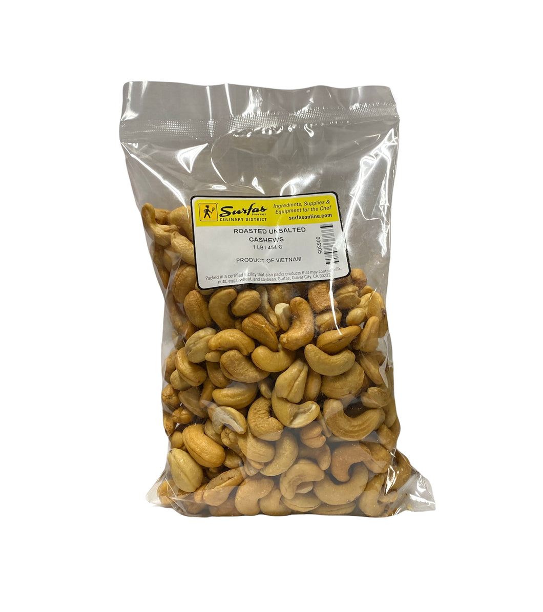 Roasted Unsalted Cashews 1lbs