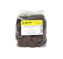 Load image into Gallery viewer, Weiss Ceiba Organic 42% Chocolate Discs 1lb
