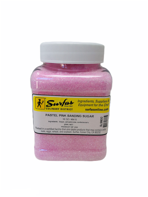 Pastel Pink Sanding Sugar 1lb