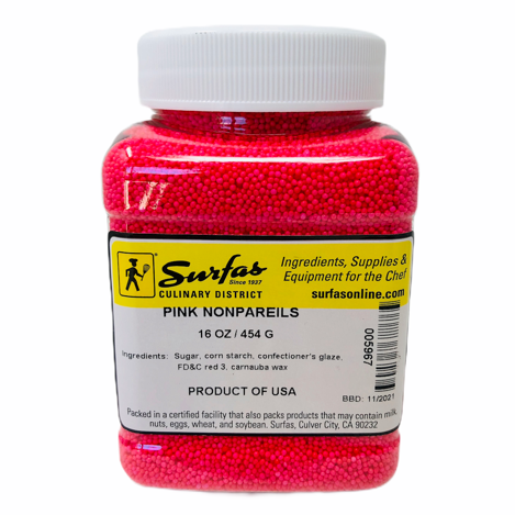 Pink Nonpareils 1lb