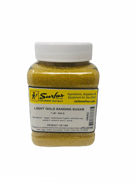 Light Gold Sanding Sugar 1lb