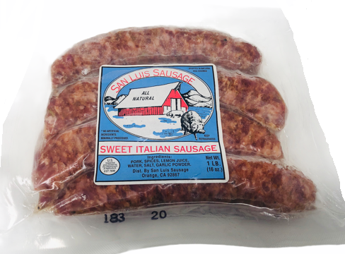 San Luis Sweet Italian Sausage 1lb