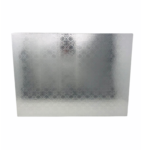 Cake Drum Silver 1/2 Sheet
