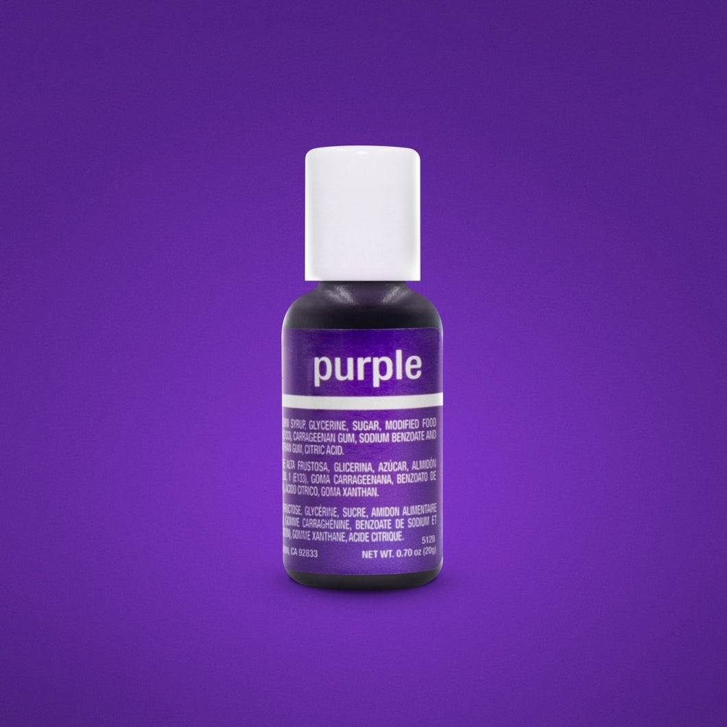 Chefmaster Gel Purple 0.70oz