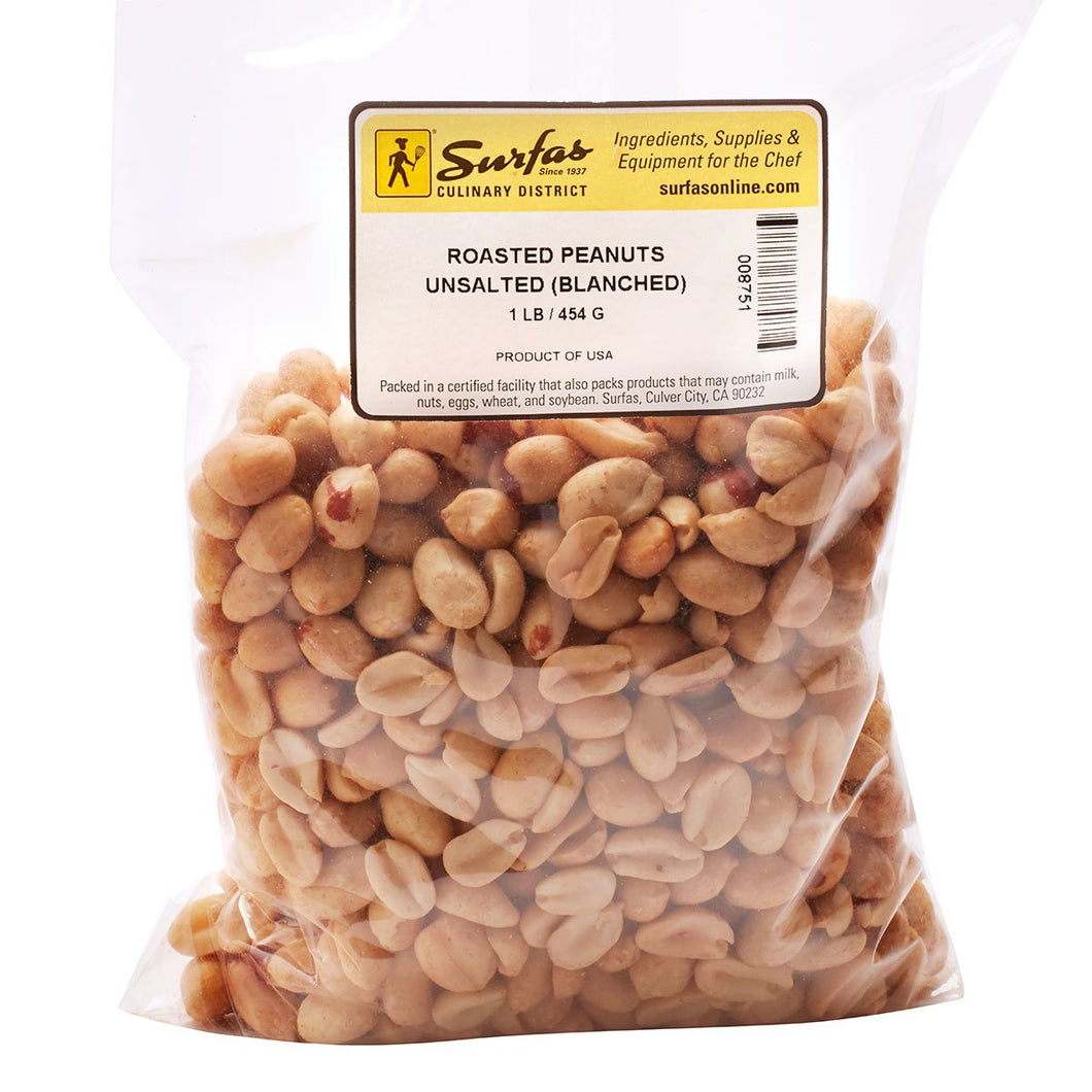 Roasted Peanuts No Salt Blanched 1lb